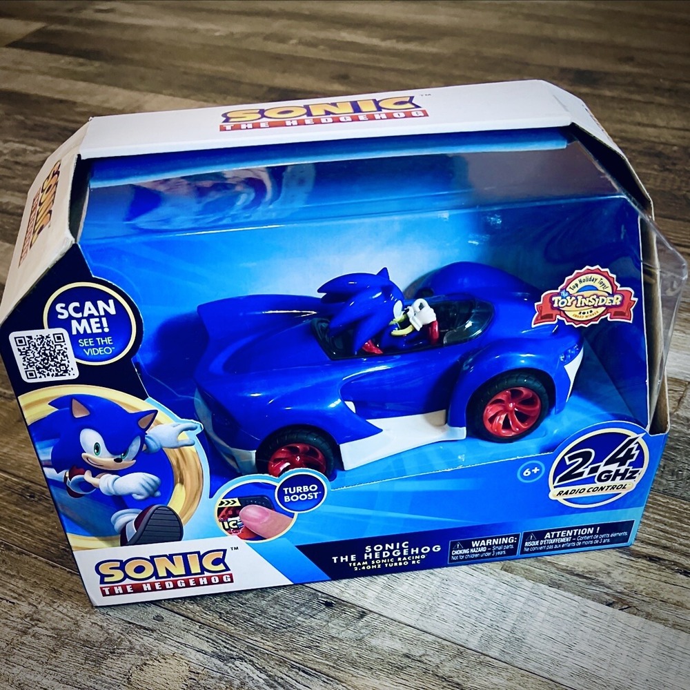 Team Sonic Racing 2.4GHz Radio Control Car Toy‎ Turbo Boost Sonic The Hedgehog